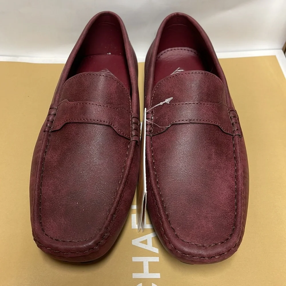 BNWT Gallery Seven Mens shoes Maroon size 8 - Picture 5 of 8